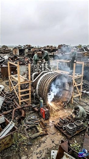 The NASA Rusted Jet Engine Restoration ✨️