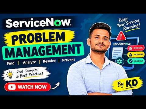 ServiceNow Problem Management Explained 🔥 | ITSM Tutorial with Real Examples