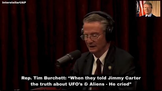 Rep. Tim Burchett: “When they told Jimmy Carter the truth about UFOs & aliens... he cried.” Below in text is what former NASA Ames researcher Ed Harris claimed a few years ago that Carter was told:“Yes, the incident of Jimmy Carter crying after being briefed about classified information regarding UFO's is largely believed to be true by the serious researchers on the subject. As a forewarning, the following information is very unsettling and will explain why Carter never "kept his promise" of rev