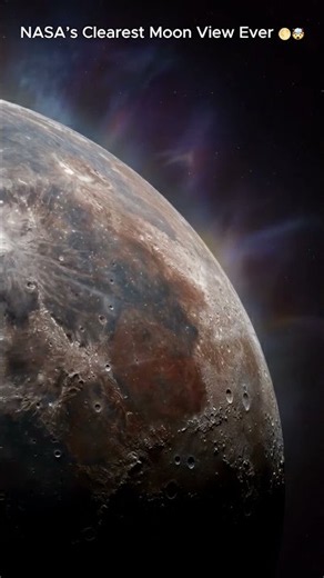 NASA Just Revealed the Clearest View of the Moon Ever Captured 🌕🤯 #space #moon