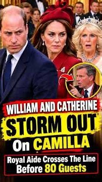 William Challenges Camilla Before Guests! #PrinceWilliam #QueenCamilla