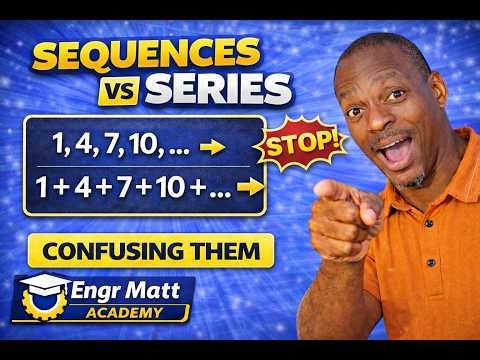 Sequences vs Series — Stop Confusing Them (WAEC Made Easy)