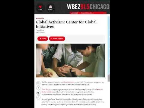 NPR-WBEZ Global Activism Interview - Dr Chris Stout