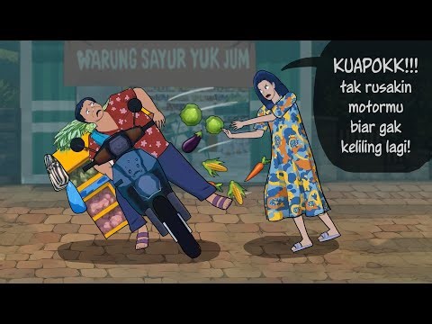 Persaingan Pedagang Sayur - Yuk Jum Ngamuk ada saingan | Kartun Animasi Drama