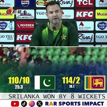 Mike Smith On Pak Batting Collapse ! Pak Vs Sl | Odi Trination Series #pakvssl #oditrination