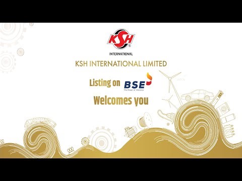 Listing Ceremony of KSH International Limited at BSE