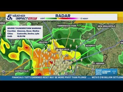 100,000+ without power as storms roll through San Antonio, Flash Flood Warning in effect