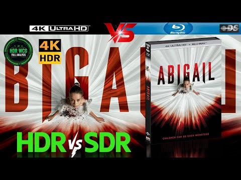 HDR DV WCG ATMOS ANALYSIS Abigail 2024 4K UHD Blu Ray REVIEW vs 1080p BD SDR 100nit #TRUE_DIFFERENCE