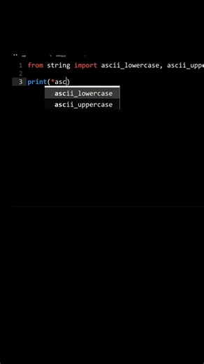 Python Program To Print The Alphabet Using ascii_lowercase