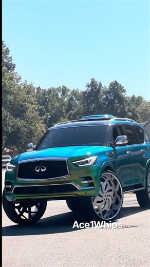 Outrageous Infiniti QX80 on 34”s Amani