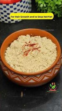 ఈ పొడి రోజు ఒక స్పూన్ తాగితే చాలు, జుట్టు ఒత్తుగా పెరుగుతుంది జుట్టు రాలదు😍👌#shorts #hairgrowth