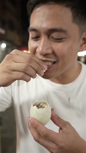Eating Authentic Balut at a Filipino Night Market