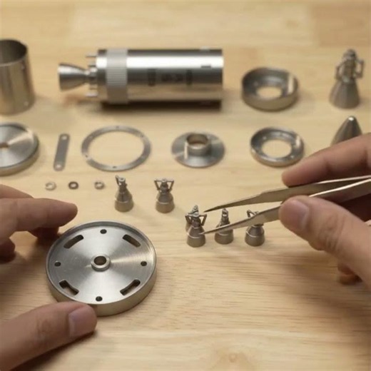Building India's CHANDRAYAAN-3 Rocket Model - Satisfying Metal Model Assembly #asmr