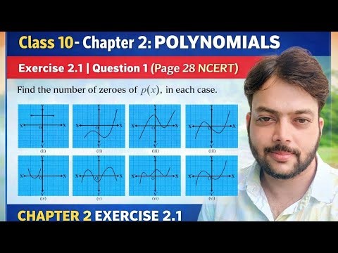 Class 10 Maths Chapter 2 Polynomials Ex 2.1 Q1 | Number of Zeroes | NCERT Solutions 2026#maths#viral
