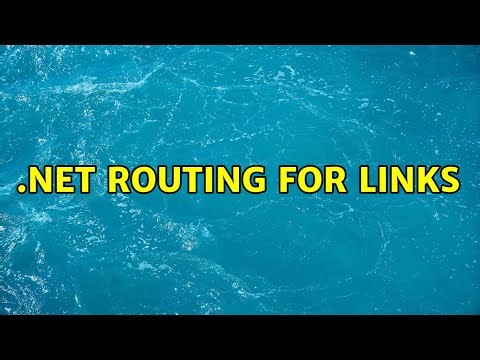 .Net Routing for links