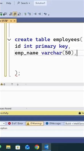 SQL Create Table #windows #coding #computer #excel #msword