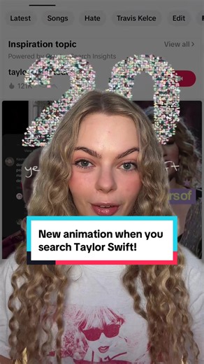 There’s a new animation that appears when you search Taylor Swift on here! Of course that’s because today is the 20 year anniversary of Taylor Swift’s debut album Today is all about celebrating Taylor and her music from the last 20 years! Share your favourite Taylor memory in the comments. Do you think we’ll get any announcements today? #20YearsOfTaylorSwift #TaylorSwift
