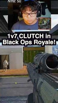BLACKOUT 2.0 1V7 CLUTCH🤯 #warzone #blackopsroyale