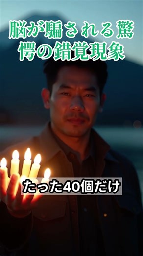 脳が騙される驚愕の錯覚現象