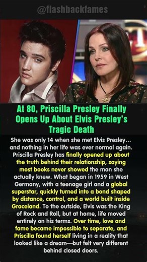 At 80, Priscilla Presley Finally Opens Up About Elvis Presley’s Tragic Death #shorts