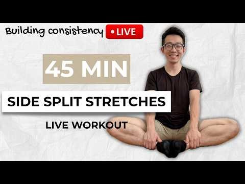 Flexibility Training - Lower Body and Middle Splits LIVE Workout