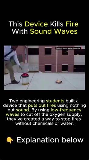 Can Sound Actually Put Out Fire? 🤯