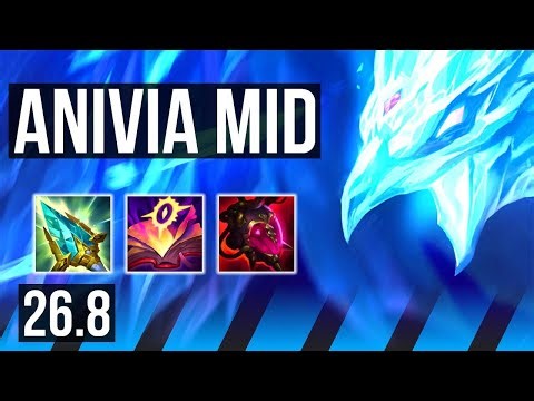 ANIVIA vs AKALI (MID) | Perfect KDA: 14/0/4 | EUW Master | 26.8