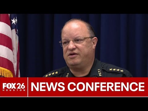 FULL VIDEO: Harris County officials provide update in arrest of HPD Lieutenant