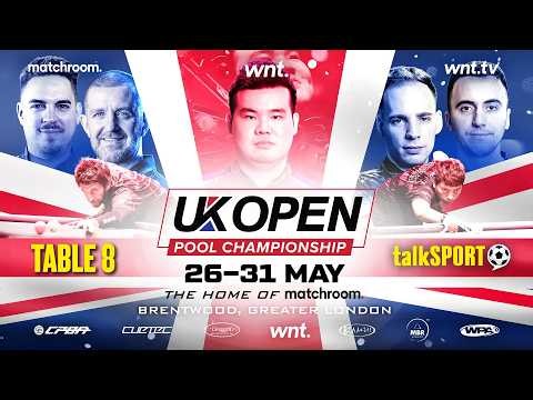 LIVE: UK Open Pool Championship | Table 8 | Matchroom x talkSPORT | 29-May-26