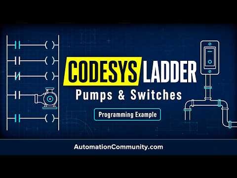 CODESYS Ladder Programming Example: Pumps and Switches