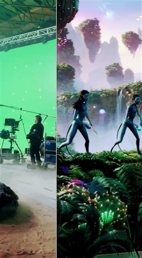 Avatar Behind The Scenes 😱 | The Real CGI Magic Revealed 🎬✨