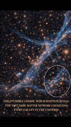 👉To the naked eye, the space between galaxies looks dark, empty, and still. For many years, scientists believed these vast regions were almost completely void. However, modern observations and computer simulations have revealed a very different picture. Instead of emptiness, the universe is arranged like an enormous web, with galaxies forming along long, delicate strands made of gas and dark matter. Astronomers call this vast structure the cosmic web. It spans billions of light-years and serves