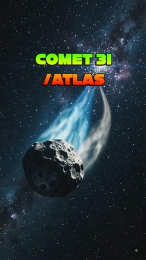 New guest in space 'Comet 3I/Atlas'. #space #shorts #spacefacts #science