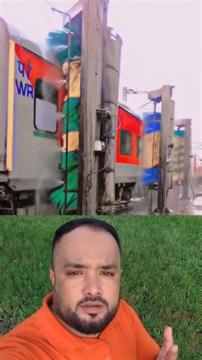 The Amazing Way Huge Trains Are Cleaned! 🤯🚆 #shorts #shortvideo #viralvideo #trending #viral #short