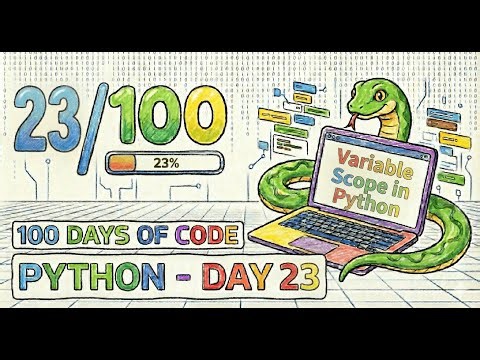 100 Days of Python – Day 23: Variable Scope in Python (Local & Global)