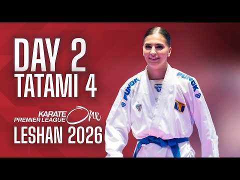 LIVE 🔴 Karate One Premier League Leshan 2026 | Day 2 – Tatami 4