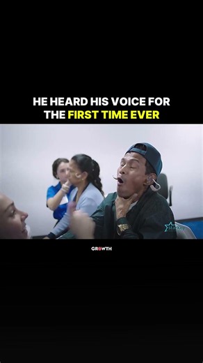 He Heard His Voice for The First Time Ever.