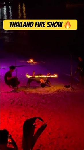 Fire Show on the Beach 😱🔥 #shorts