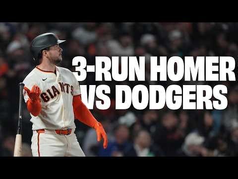 Patrick Bailey Blasts No-Doubt, 3-Run Home Run to Defeat Dodgers | San Francisco Giants Highlights