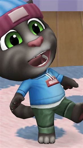 this is my moment! 🎤 #TalkingTom #MyTalkingTomFriends #grill #rap