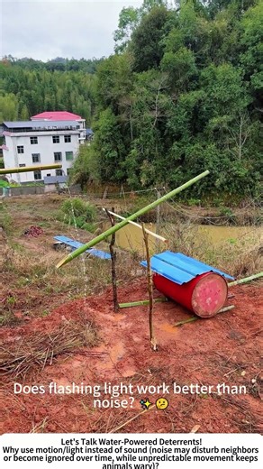 Water‑Powered Animal Repeller – Visual Scarecrow for the Garden 💧🧑‍🌾