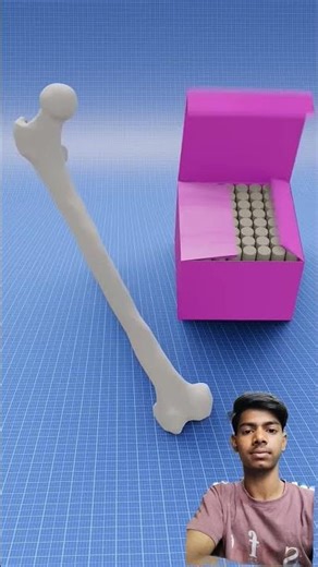 How Far Could Your Bones Draw? 🤔 (3D Animation in Hindi) #shorts