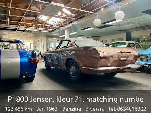 Volvo P1800 Jensen, kleur 71, matching numbers.