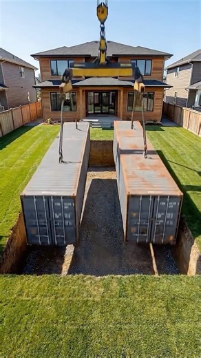 Hidden Backyard Bunker Build From Shipping Containers