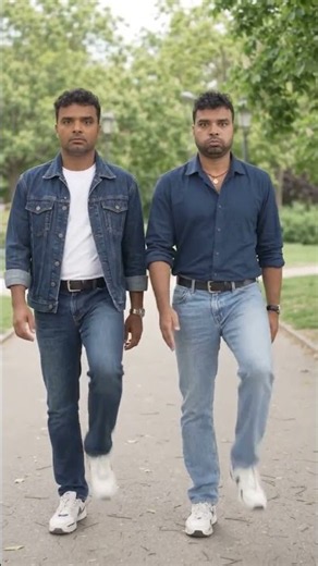 Wh2muchen You Meet Your Doppelgänger in the Park #explore #song #cute #song #pawarholakhalidhobija