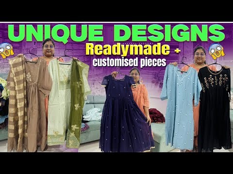 Most trending Designer Kurti sets Unique Design Readymade + Customised Pieces #lavanyarandoms 