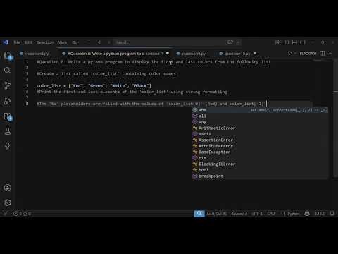 (8) Get First & Last Elements from List in Python | 150 Python Questions Series