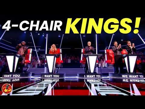 LEGENDARY Male Singers That Had EVERY Coach On Their FEET on The Voice UK!