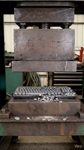 Hydraulic Press vs Keyboard ⌨️😳 | Keys का क्या होगा? 🔥