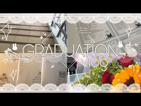 🎓Graduation vlog🥹🫶🏻!! Making gifts, speech, valedictorian, rehearsal, celebration, journal, memories